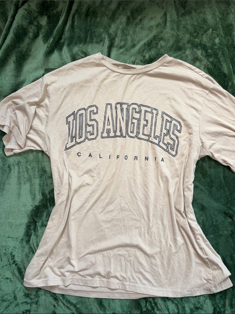 Los Angeles California Graphic Tee - Beige